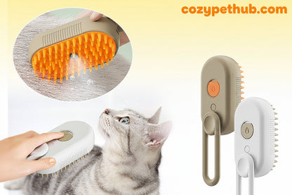 Cat Steam Brush Steamy Dog Brush 3 In 1 Electric Spray Cat Hair Brushes For Massage Pet Grooming Comb Hair Removal Combs Pet Products
